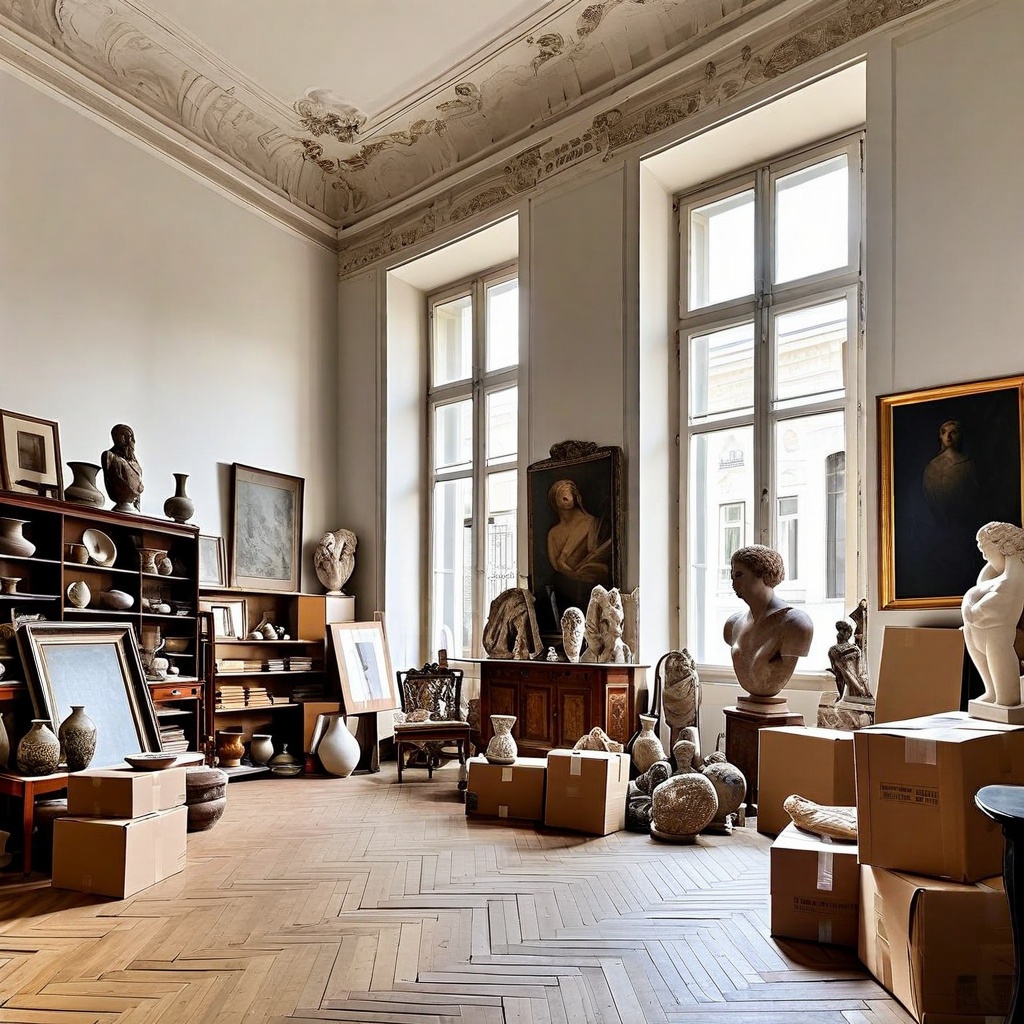 Raum mit Antiquitäten